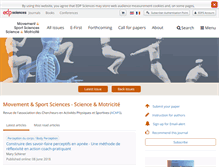 Tablet Screenshot of mov-sport-sciences.org
